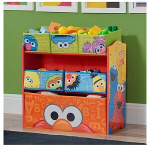 Sesame Street toy organizer.